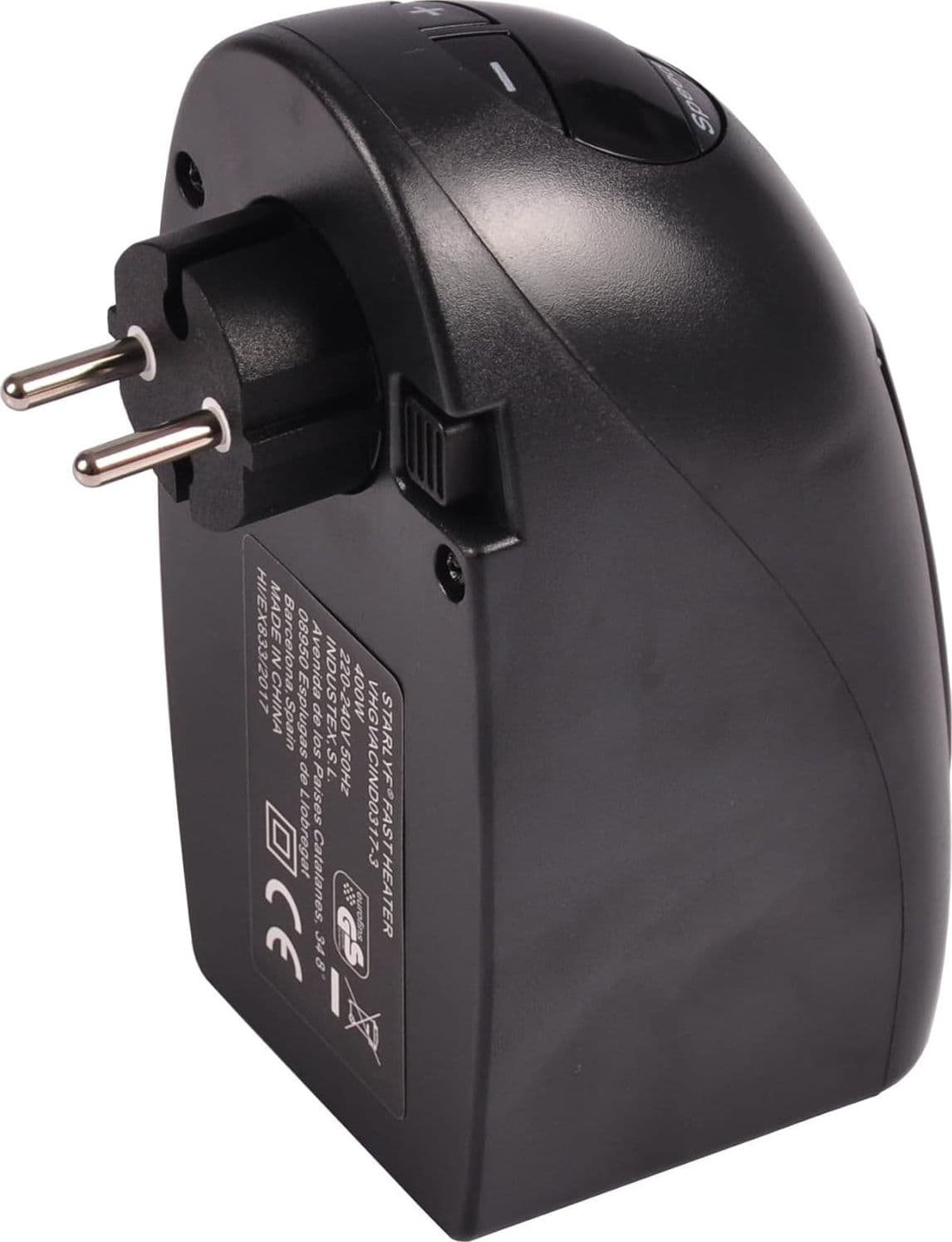 STUFA ELETTRICA 400W FAST HEATER PORTATILE REGOLABILE DA 15° A 32° BASSO CONSUMO - 3