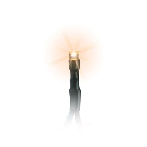 CATENA LUMINOSA 17,8MT LUCI NATALE 160 LED BIANCO CALDO PER INTERNO ESTERNO - 2