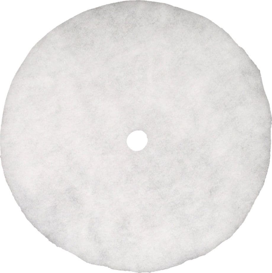 TAPPETO PER ALBERO DI NATALE SPUGNA BIANCO DIAMETRO 90CM DECORAZIONI NATALIZIE - 2