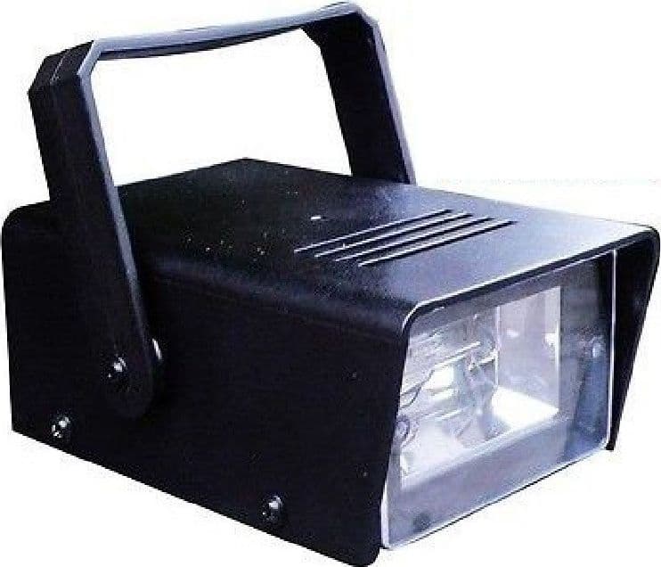 Strobo discoteca luce effetto flash DJ disco stroboscopica Mini BLU ROSSO GIALLO - 2