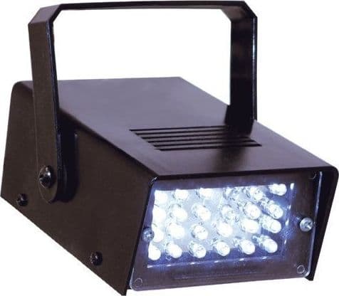 Strobo discoteca luce effetto flash DJ disco stroboscopica Mini BLU ROSSO GIALLO - 3