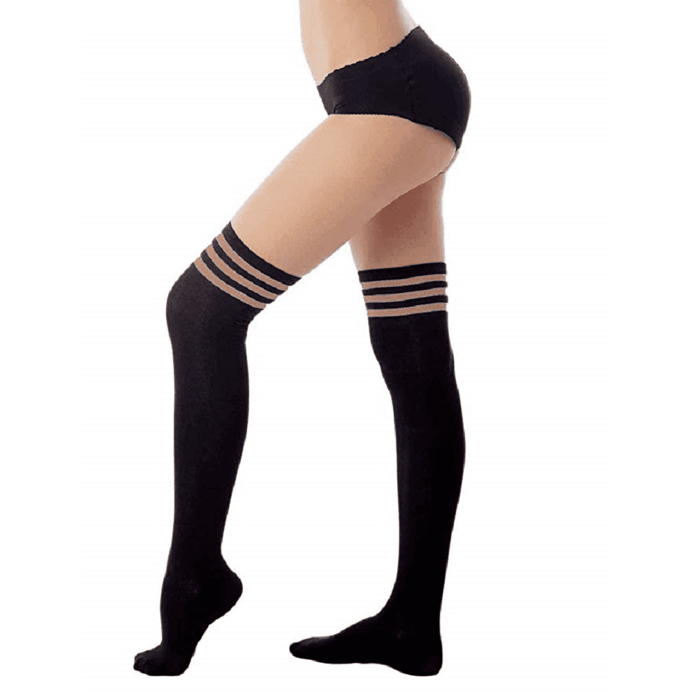 COLLANT CALZE GAMBALETTO 280DEN STRISCE VELATO DONNA TAGLIA UNICA FASHION ELEGANTE