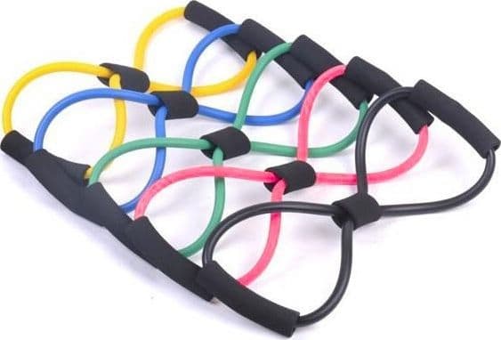 BANDA ELASTICA DI RESISTENZA ESTENSORE ELASTICO PER FITNESS YOGA SPORT CROSSFIT - 2