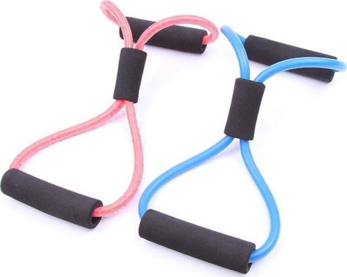BANDA ELASTICA DI RESISTENZA ESTENSORE ELASTICO PER FITNESS YOGA SPORT CROSSFIT - 5