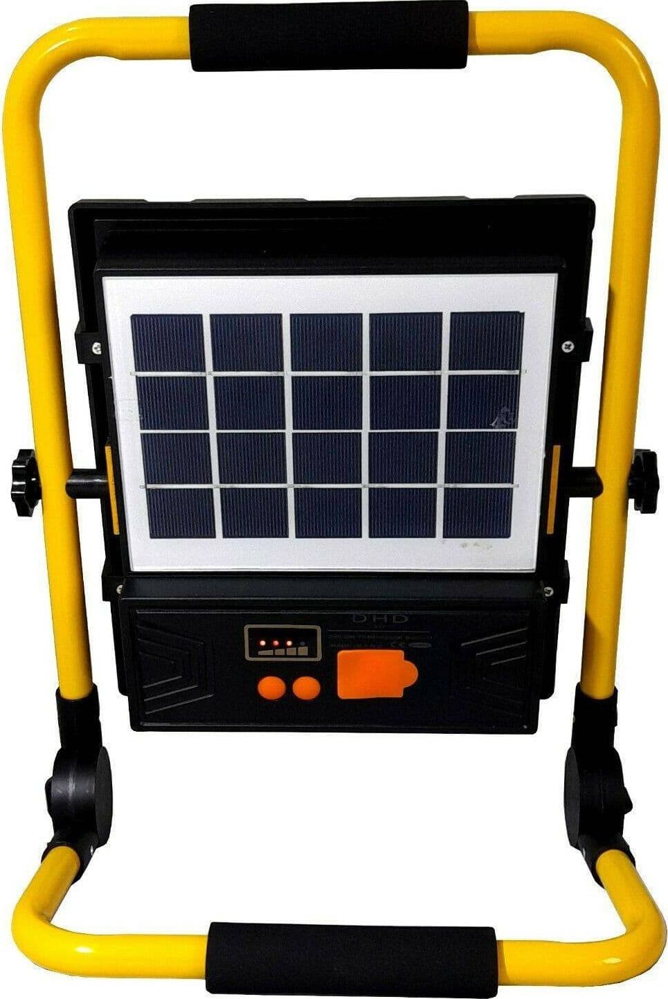 FARO DI EMERGENZA A LED 100W CON PANNELLO SOLARE RICARICABILE TORCIA SOS - 4