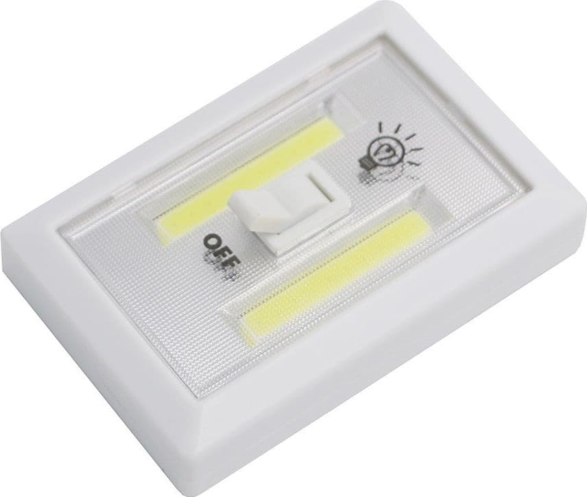 LUCE A LED COB SWITCH 2 STRIP LED LUCE ARMADIO CANTINA CREDENZA CASA 200 LUMENS - 2