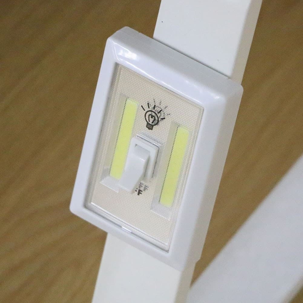LUCE A LED COB SWITCH 2 STRIP LED LUCE ARMADIO CANTINA CREDENZA CASA 200 LUMENS - 7