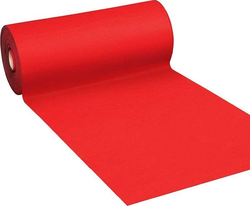 PASSATOIA NATALIZIA ROSSA 1X10MT TAPPETO ROSSO NATALE MATRIMONIO NEGOZIO CHIESA