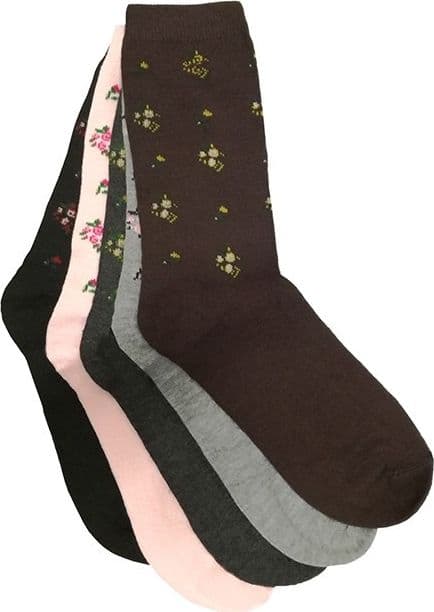 12 PAIA DI CALZINI DONNA MEZZA GAMBA IN COTONE MISURA DA 35 A 40 PW-1667 - 2