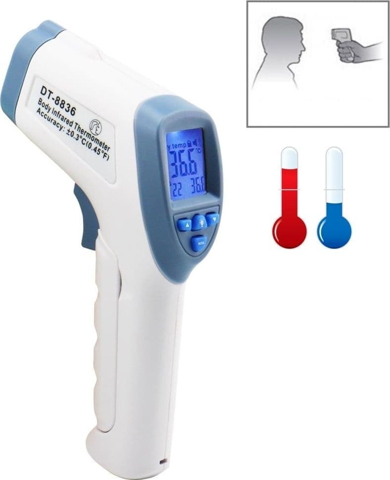 TERMOMETRO INFRAROSSI DIGITALE ORECCHIO PER BAMBINI ADULTI CON DISPLAY LCD - 13