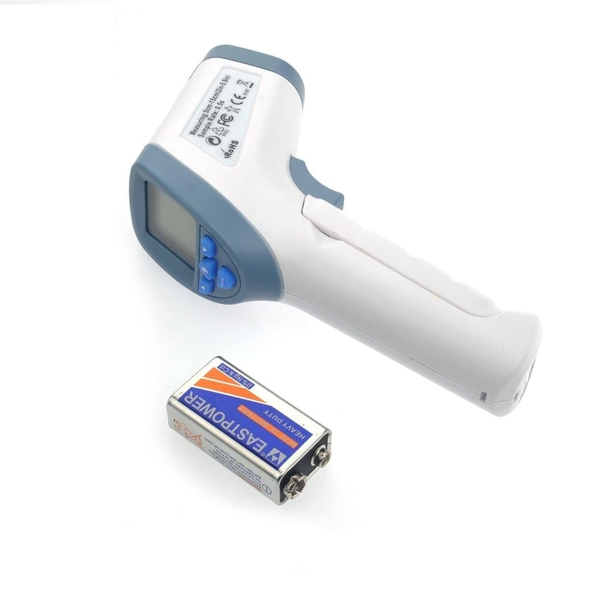 TERMOMETRO INFRAROSSI DIGITALE ORECCHIO PER BAMBINI ADULTI CON DISPLAY LCD - 5