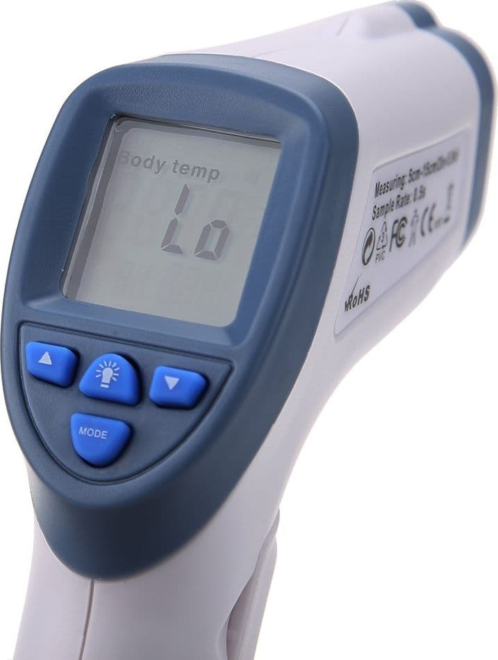 TERMOMETRO INFRAROSSI DIGITALE ORECCHIO PER BAMBINI ADULTI CON DISPLAY LCD - 8