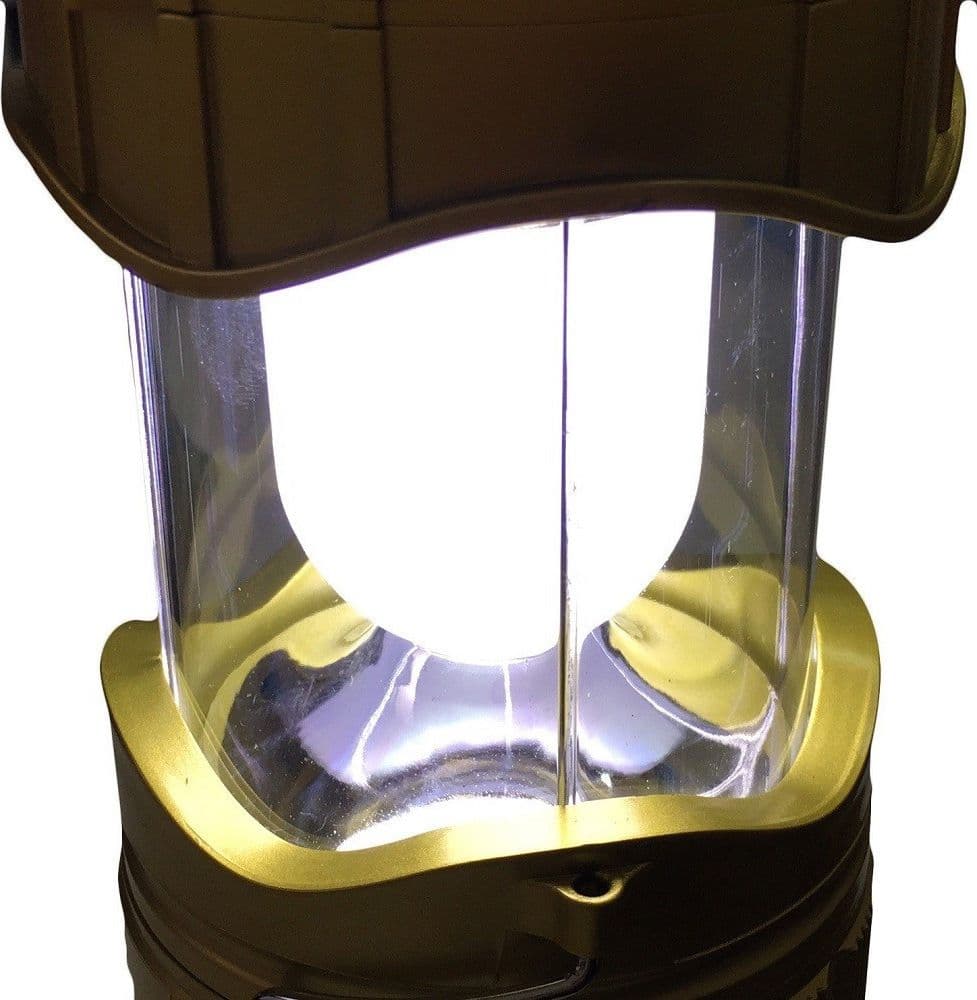 TORCIA LANTERNA PORTATILE LUCE DISCOTECA LED CAMPEGGIO GANCIO LUCE BIANCA EMERGENZA - 2