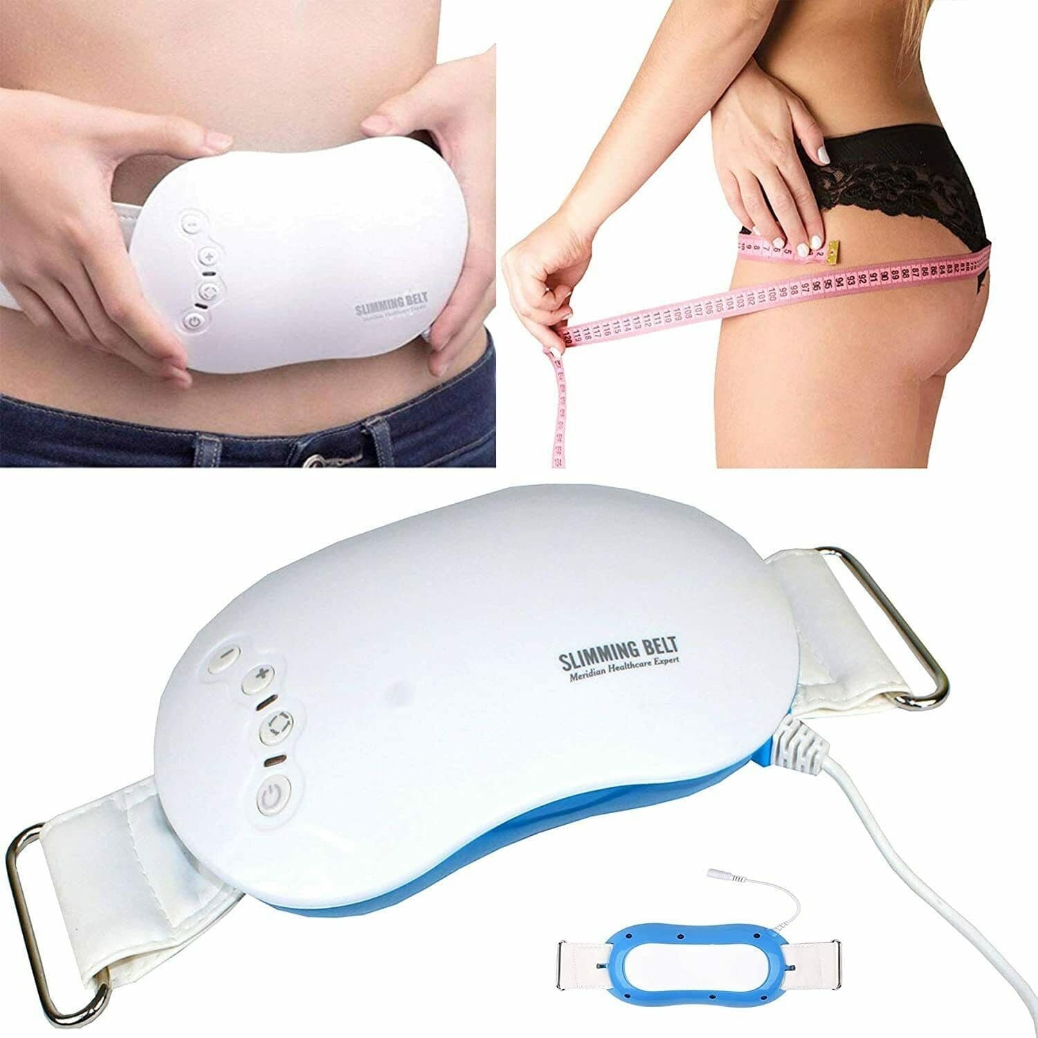 CINTURA VIBRANTE MASSAGGIANTE SLIMMING BELT DIMAGRANTE RIMUOVERE CELLULITE GAMBE - 2