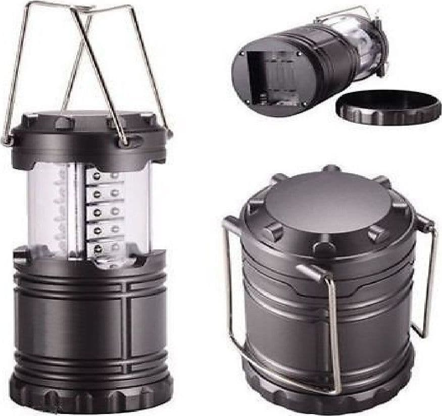 TORCIA LANTERNA PORTATILE LED CAMPEGGIO LUCE BIANCA EMERGENZA RICARICABIL SOLARE - 2