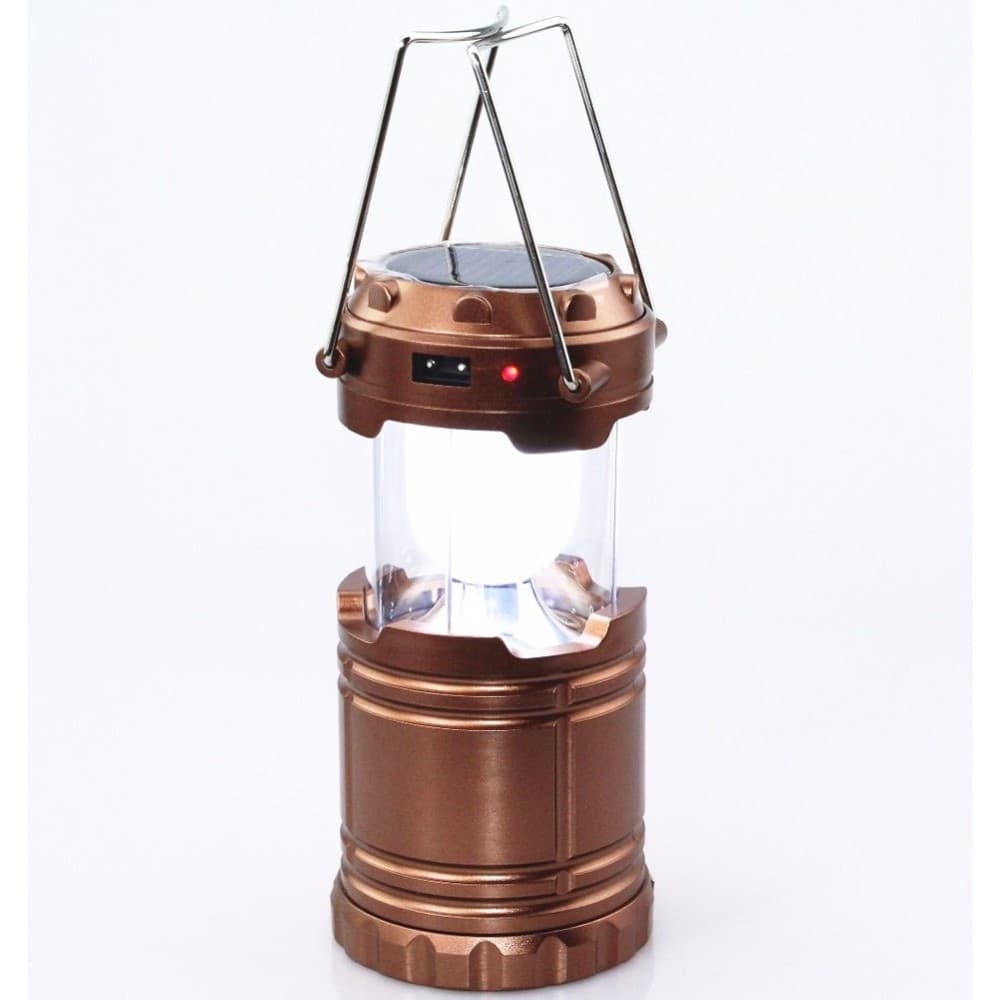 TORCIA LANTERNA PORTATILE LED CAMPEGGIO LUCE BIANCA EMERGENZA RICARICABIL SOLARE - 3