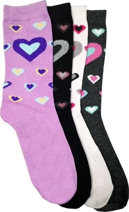12 PAIA DI CALZINI DONNA MEZZA GAMBA IN COTONE MISURA DA 35 A 40 PW-1318 - 2
