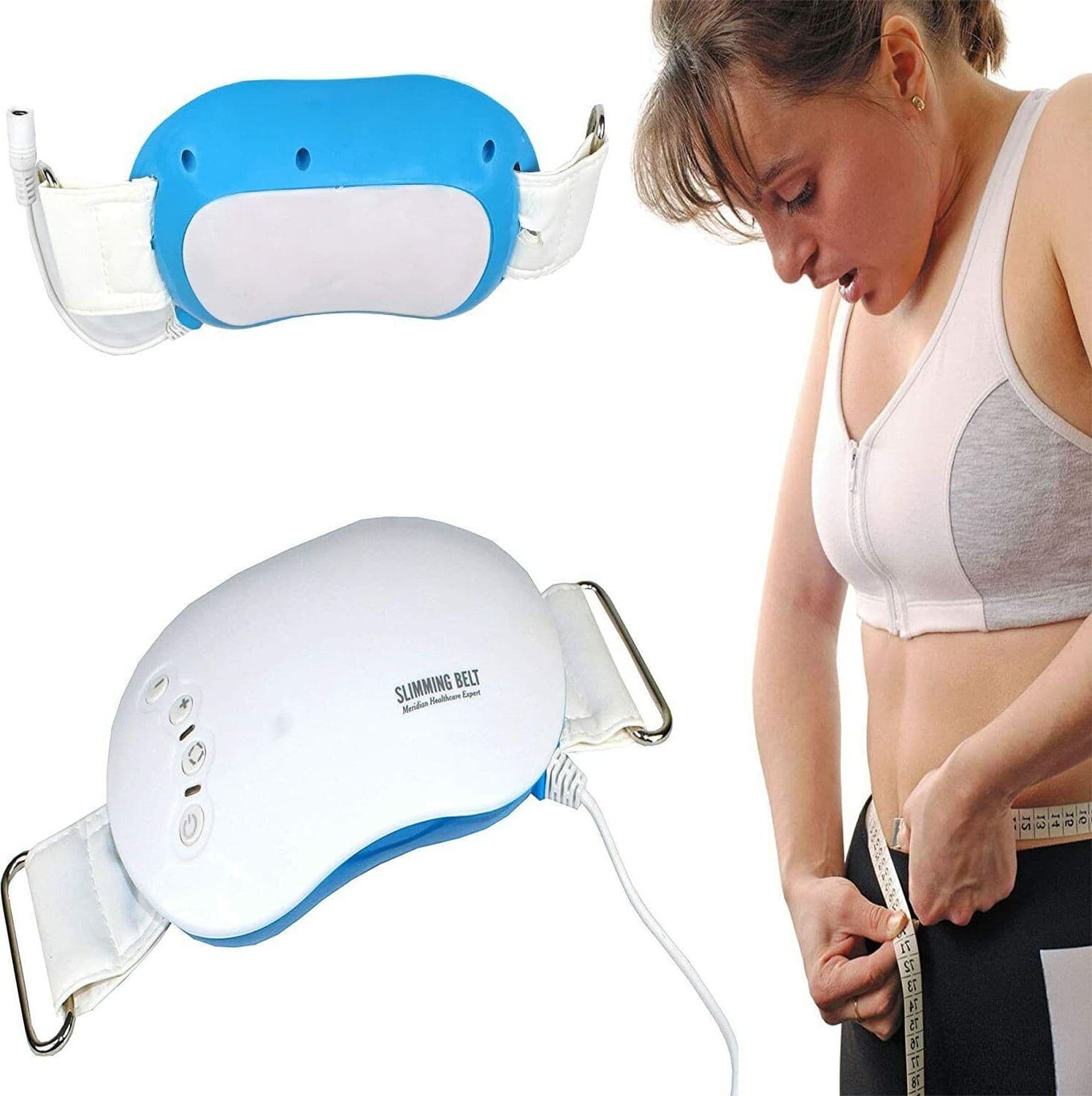 FASCIA VIBRANTE SLIMMIN BELT VIBRA CINTURA MASSAGGIO PANCIA GLUTEI COSCE FIANCHI - 7