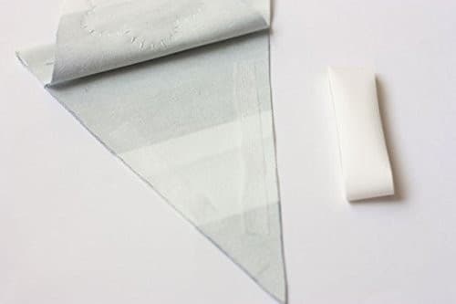 SET 3PZ NASTRO TERMOADESIVO NASTRI DI TESSUTO STOFFA 2CM LUNGHEZZA 8MT ADESIONE CON FERRO STIRO - 3