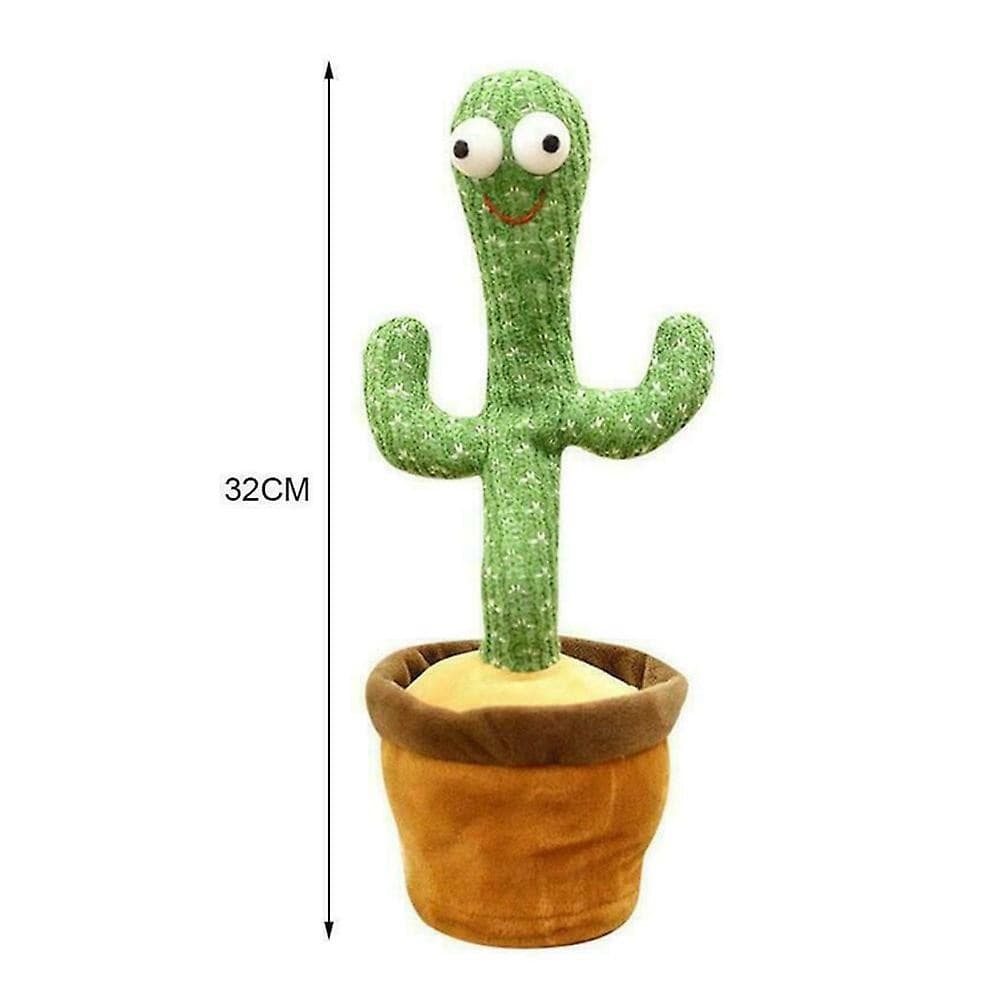 CACTUS BALLERINO GIOCATTOLO PUPAZZO PELUCHE PARLANTE CANTA BALLA LUCI E SUONI - 5
