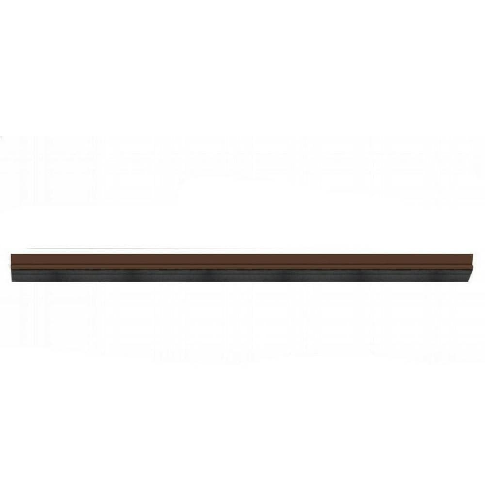 PARASPIFFERI SOTTOPORTA ADESIVO IN PVC MARRONE CON GOMMA 100CM GUARNIZIONE PORTA