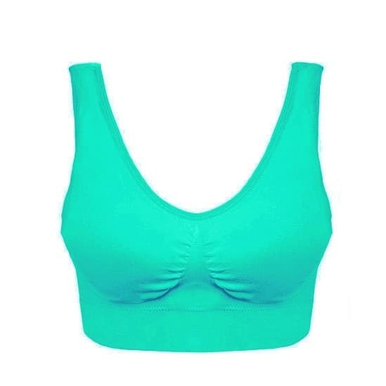 3 PZ REGGISENO REGGI SENO BRA SPORTIVO 3 COLORI SPORT INTIMO DONNA REGGISENI TG. - 4