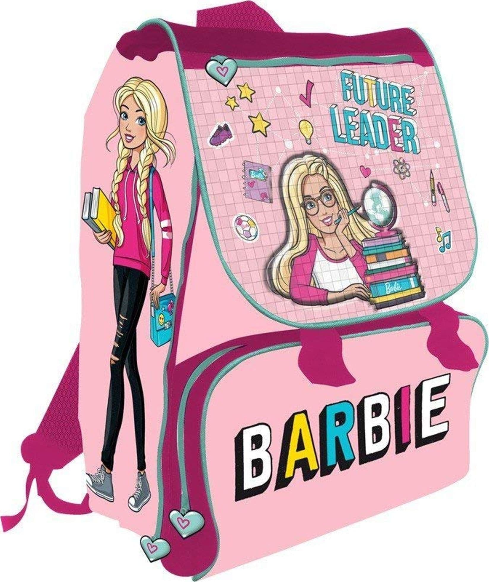 ZAINO SCUOLA ESTENSIBILE BARBIE BAMBINE RAGAZZE SCUOLA ELEMENTARE PREMIUM 40 CM