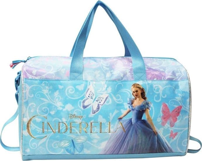 Borsa Borsone da Viaggio con Tasca Frontale Disney Cenerentola Cindarella