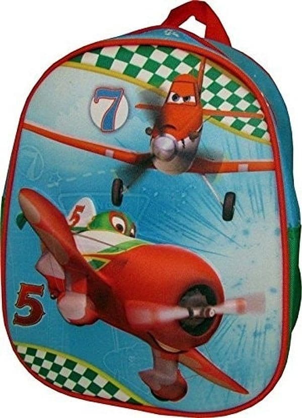 ZAINETTO PLANES STAMPA RILIEVO 3D AEROPLANO BAMBINI SCUOLA ASILO ELEMENTARI