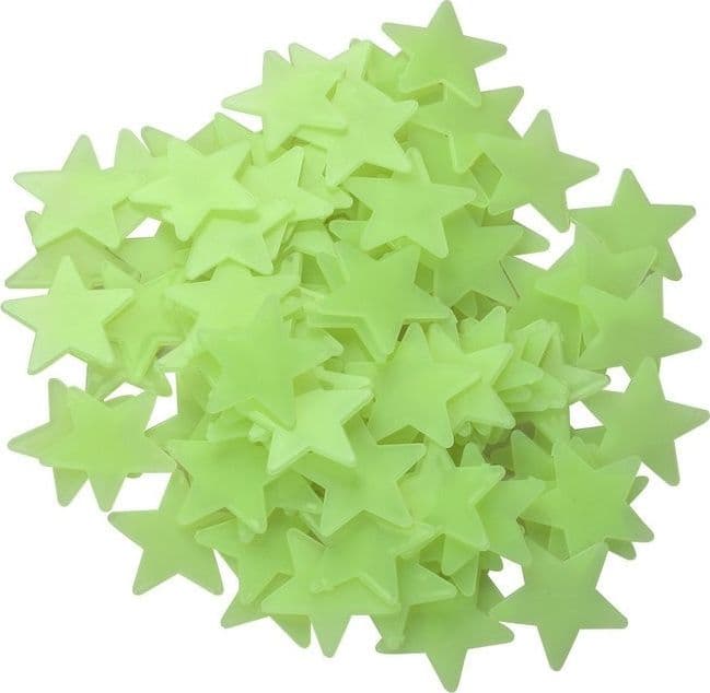 STELLE STELLA GLOW FLUORESCENTI DECORAZIONE ARREDO STANZE BRILLANO AL BUIO - 4