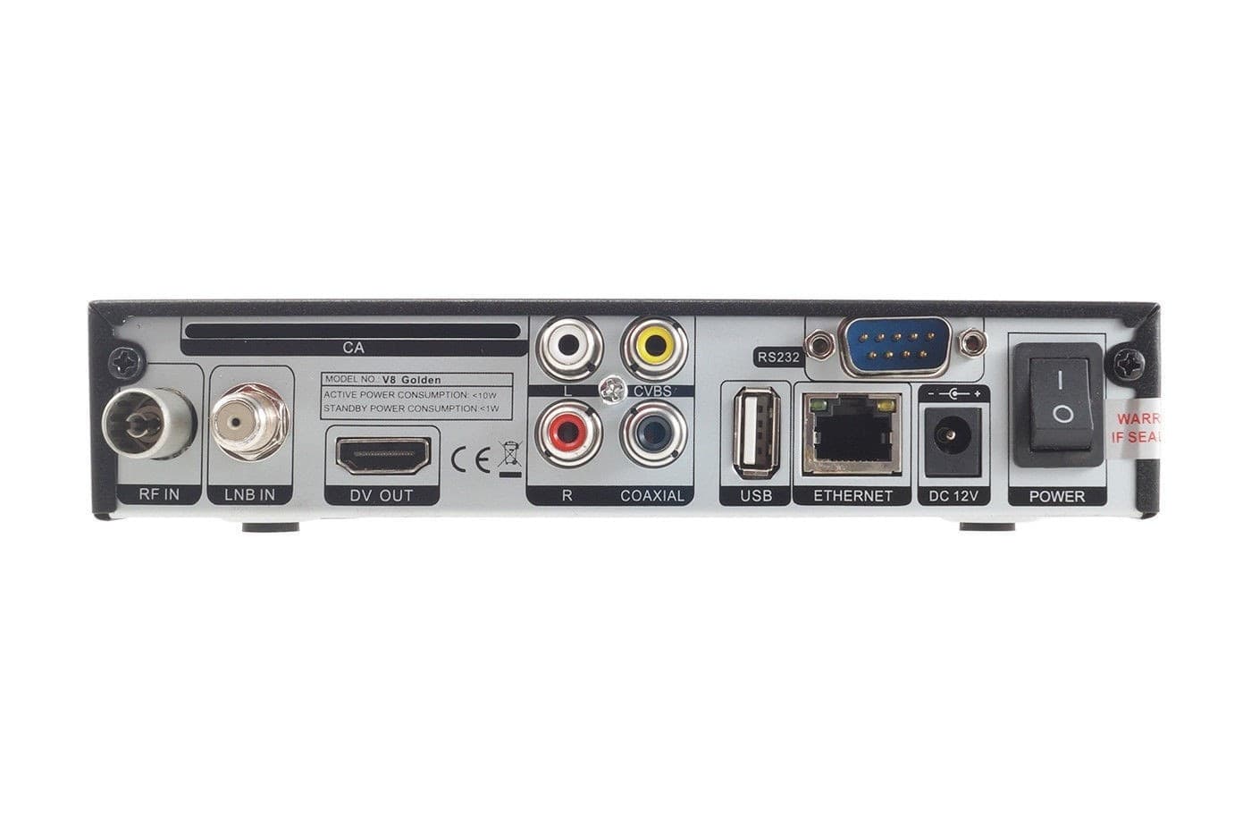DECODER RICEVITORE TERRESTRE IP IPTV DVB T2/S2 FULL HD 1080P FREESAT V8 GOLDEN - 3