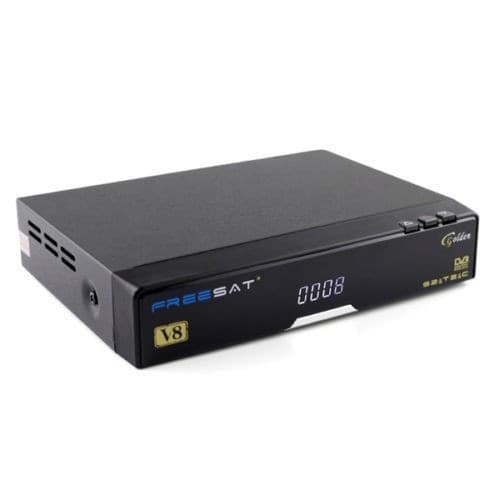 DECODER RICEVITORE TERRESTRE IP IPTV DVB T2/S2 FULL HD 1080P FREESAT V8 GOLDEN - 4