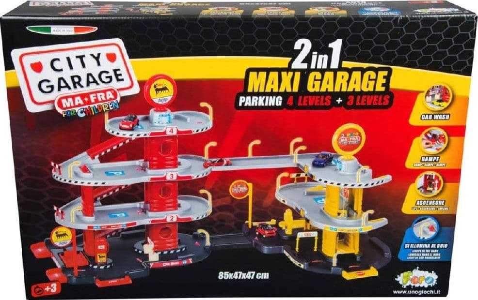 MAXI GARAGE 3 LIVELLI 2 IN 1 CON PARCHEGGIO ASCENSORE RAMPE PITSTOP E CARWASH - 2