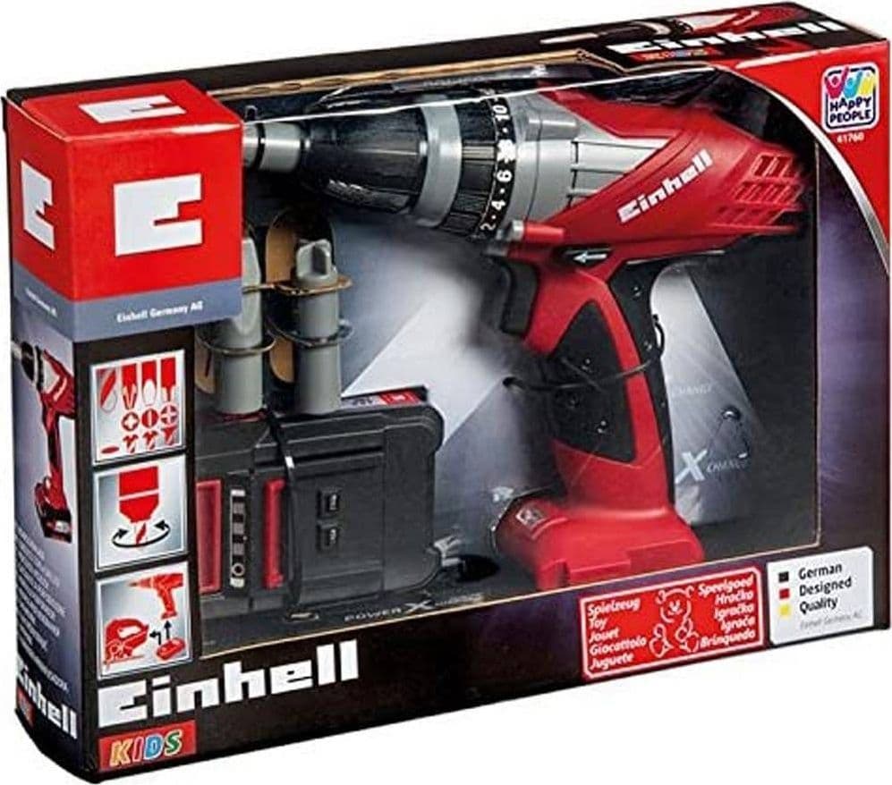 TRAPANO AVVITATORE GIOCATTOLO GIOCO PER BAMBINI FUNZIONANTE CON ACCESSORI - 2