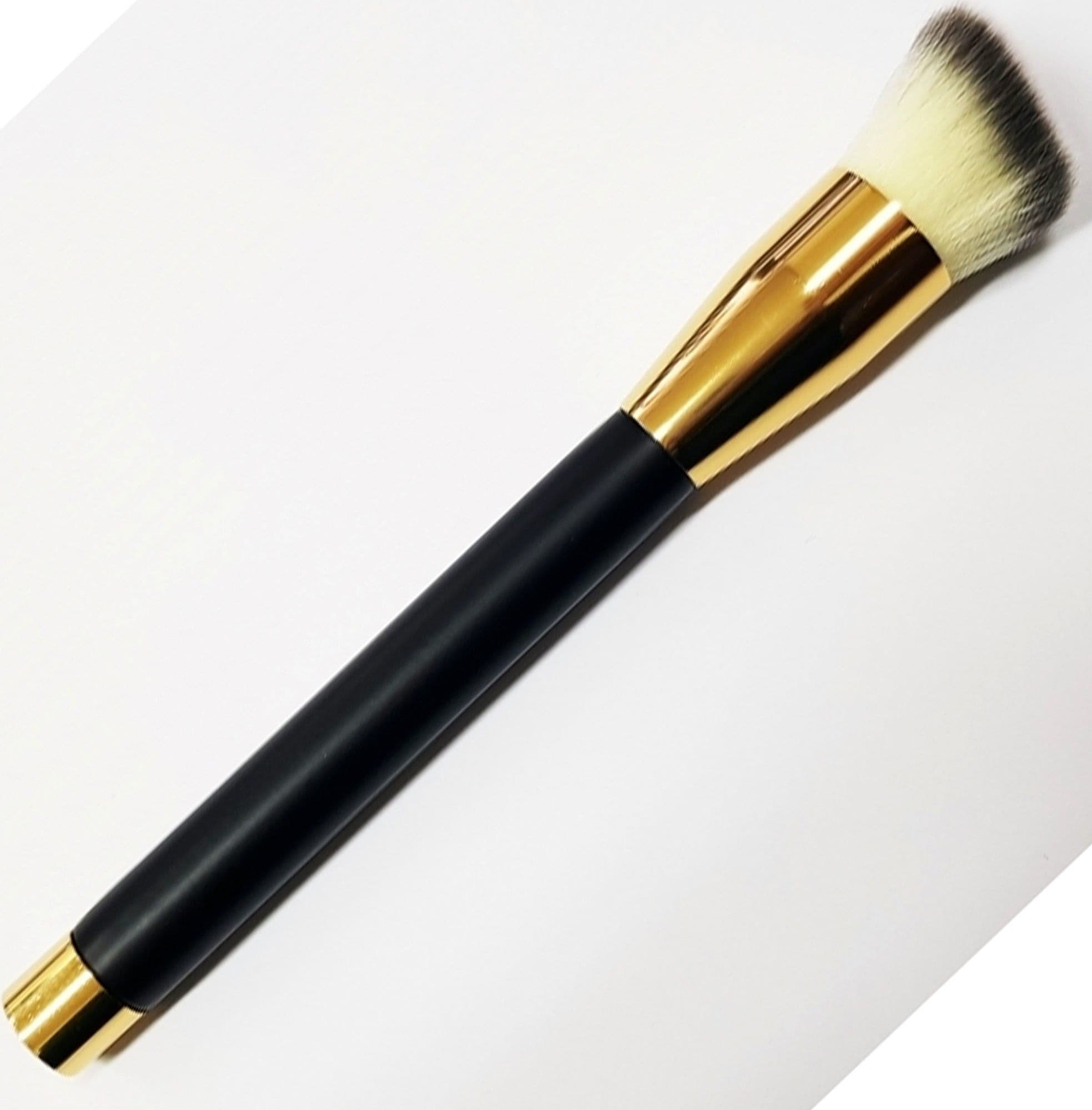 PENNELLO INCLINATO PIATTO ANGOLATO FONDOTINTA FLUIDO O CREMA GEL POLVERE MAKE UP