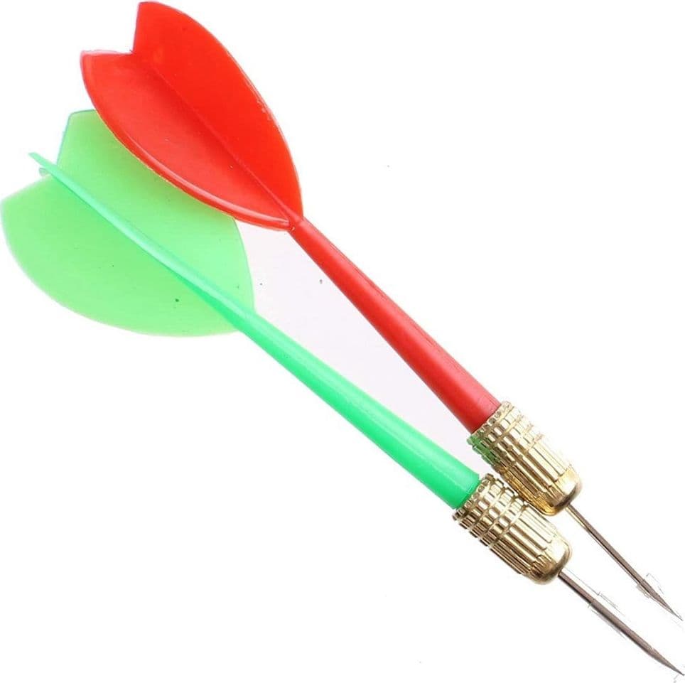 GIOCO TIRASSEGNO TIRO AL BERSAGLIO CON 2 FRECCETTE DART BOARD SPORT GAME 24 CM - 2
