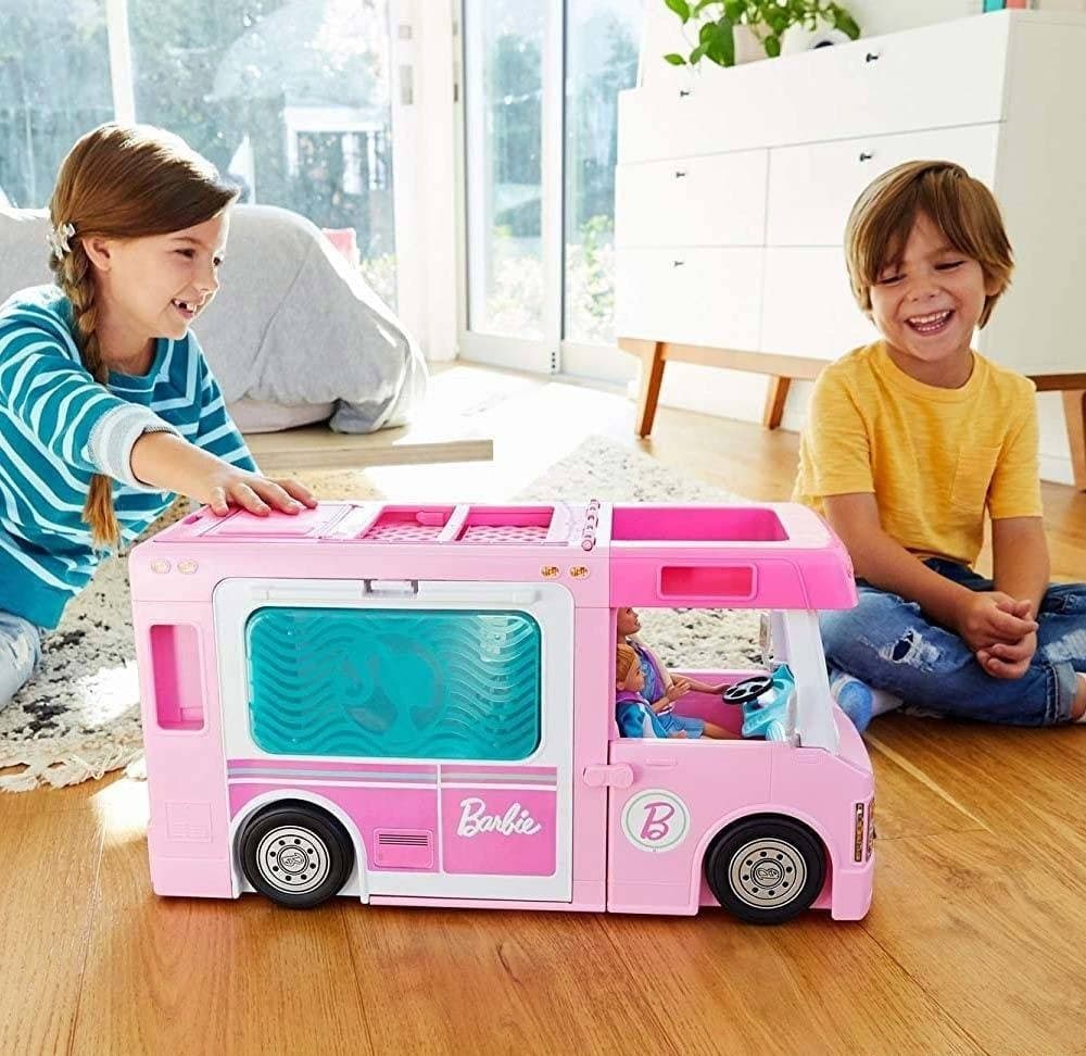 PLAYSET CAMPER DEI SOGNI 3 IN 1 CON 3 VEICOLI E 50 ACCESSORI GIOCATTOLO - 2