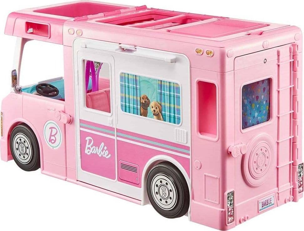 PLAYSET CAMPER DEI SOGNI 3 IN 1 CON 3 VEICOLI E 50 ACCESSORI GIOCATTOLO - 4