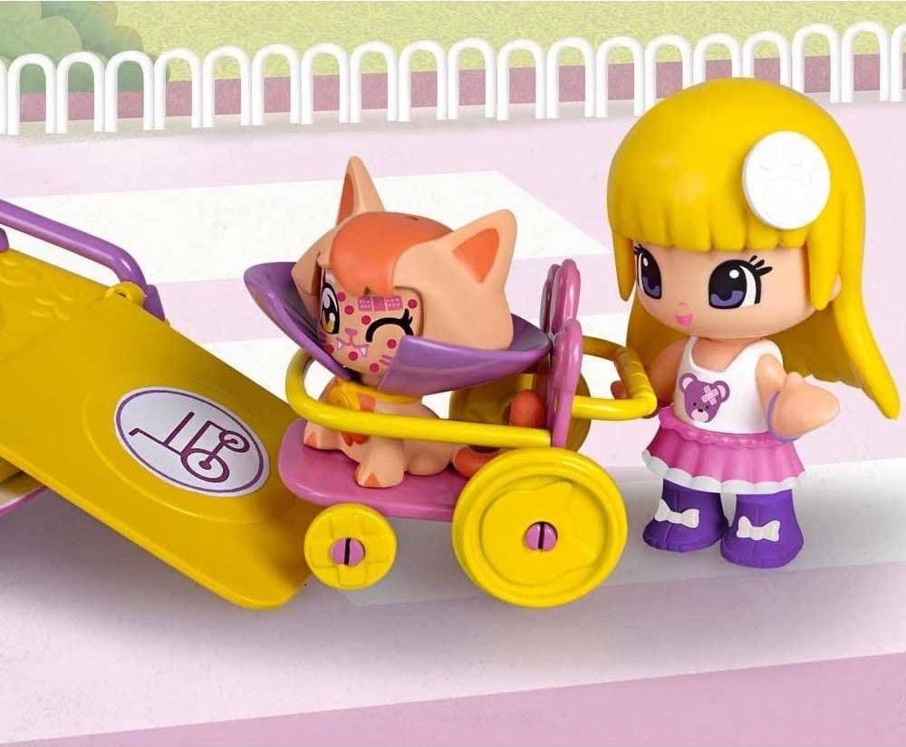 AMBULANZA CON LUCI E SUONI CON PERSONAGGIO E CUCCIOLO ACCESSORI PINYPON GIOCO - 4