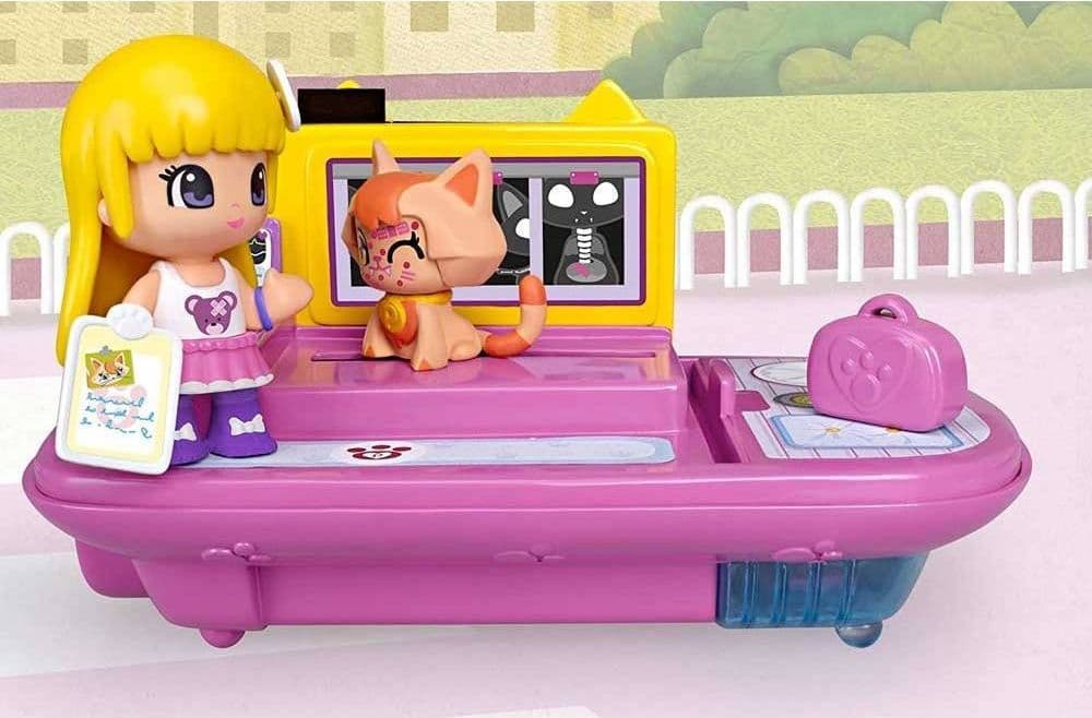 AMBULANZA CON LUCI E SUONI CON PERSONAGGIO E CUCCIOLO ACCESSORI PINYPON GIOCO - 5