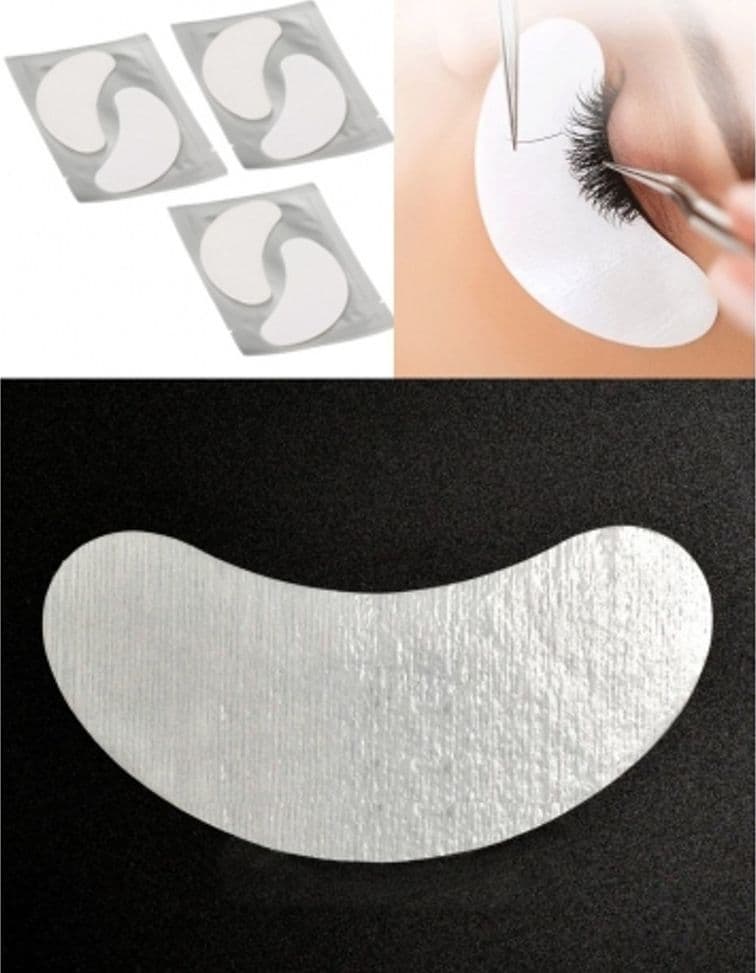 3COPPIE PADS PATCH OCCHI GEL ADESIVI DISCHETTI PER APPLICAZIONE EXTENSION CIGLIA