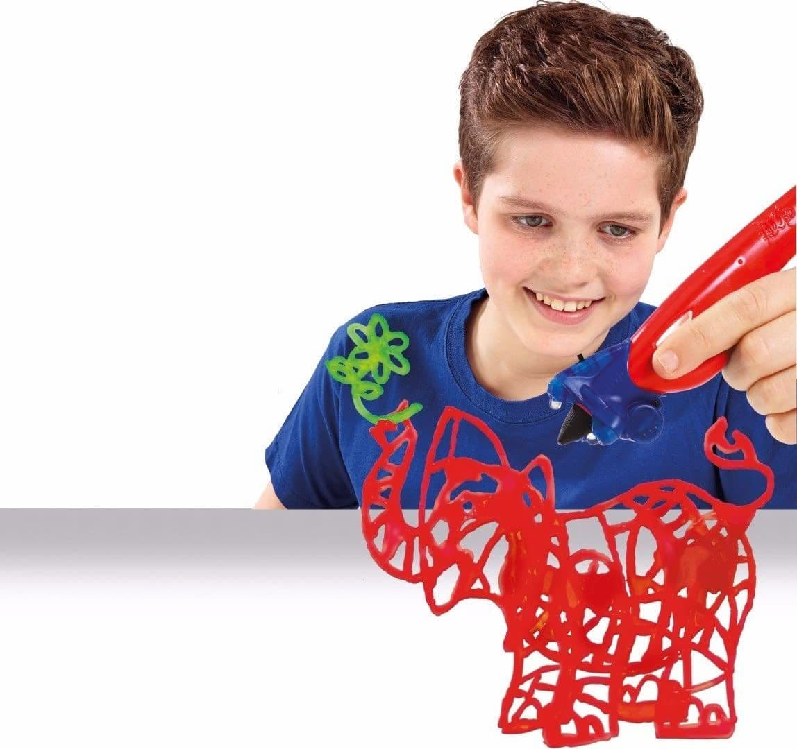 PENNA PER STAMPA DISEGNO VERTICALE 3D ARTE CON SET DI 2 COLORI INCLUSI 3D PEN - 7