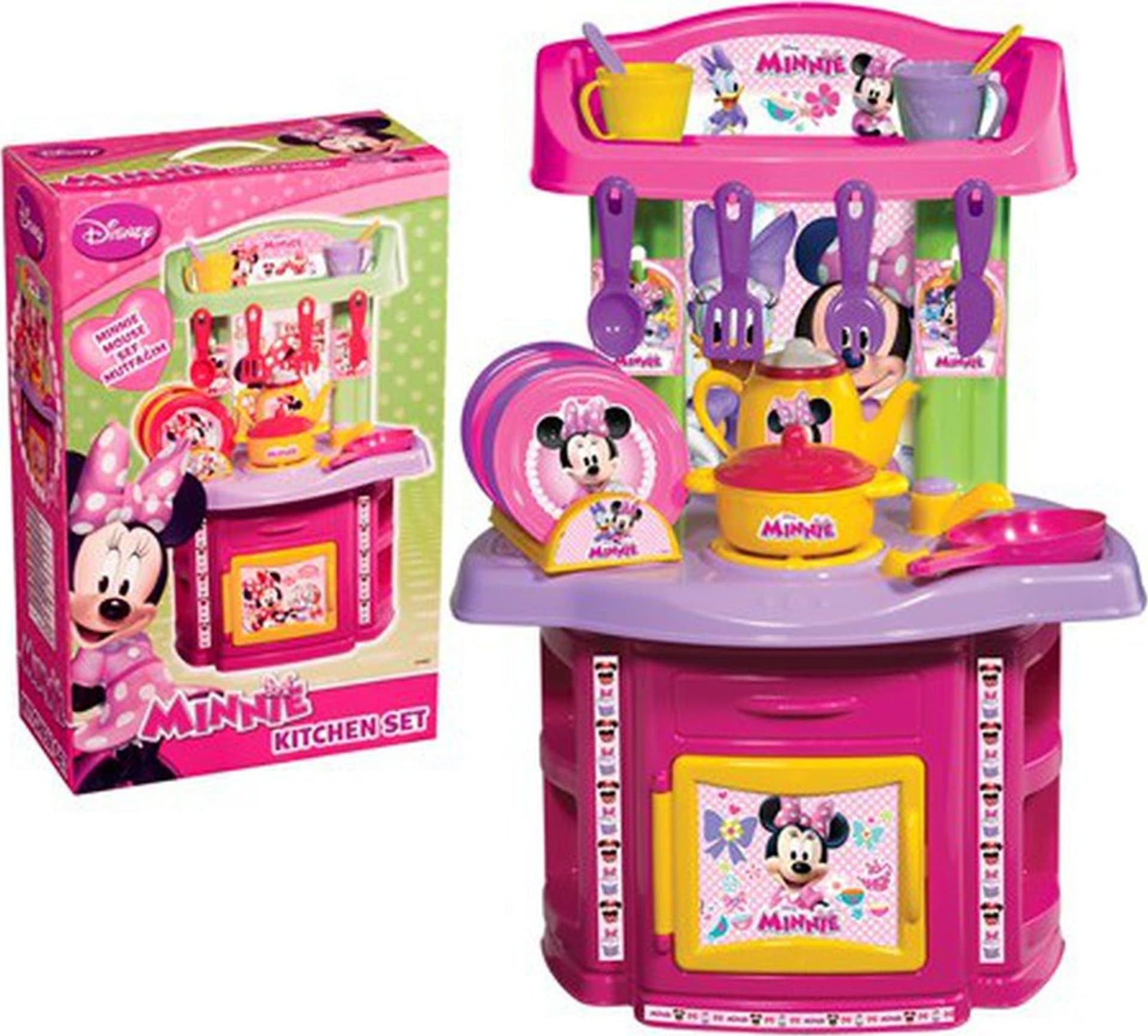 CUCINA GIOCATTOLO PER BAMBINE MINNIE CON FORNO PIANO COTTURA E 18 ACCESSORI - 2