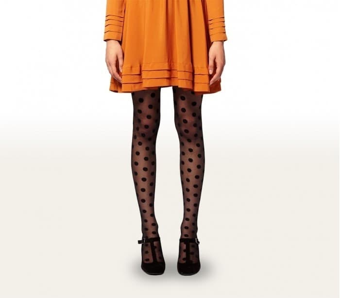 COLLANT DONNA CALZE FANTASIA A POIS 20 DEN IN TAGLIA UNICA PATTERN PANTHYHOSE 18 - 2