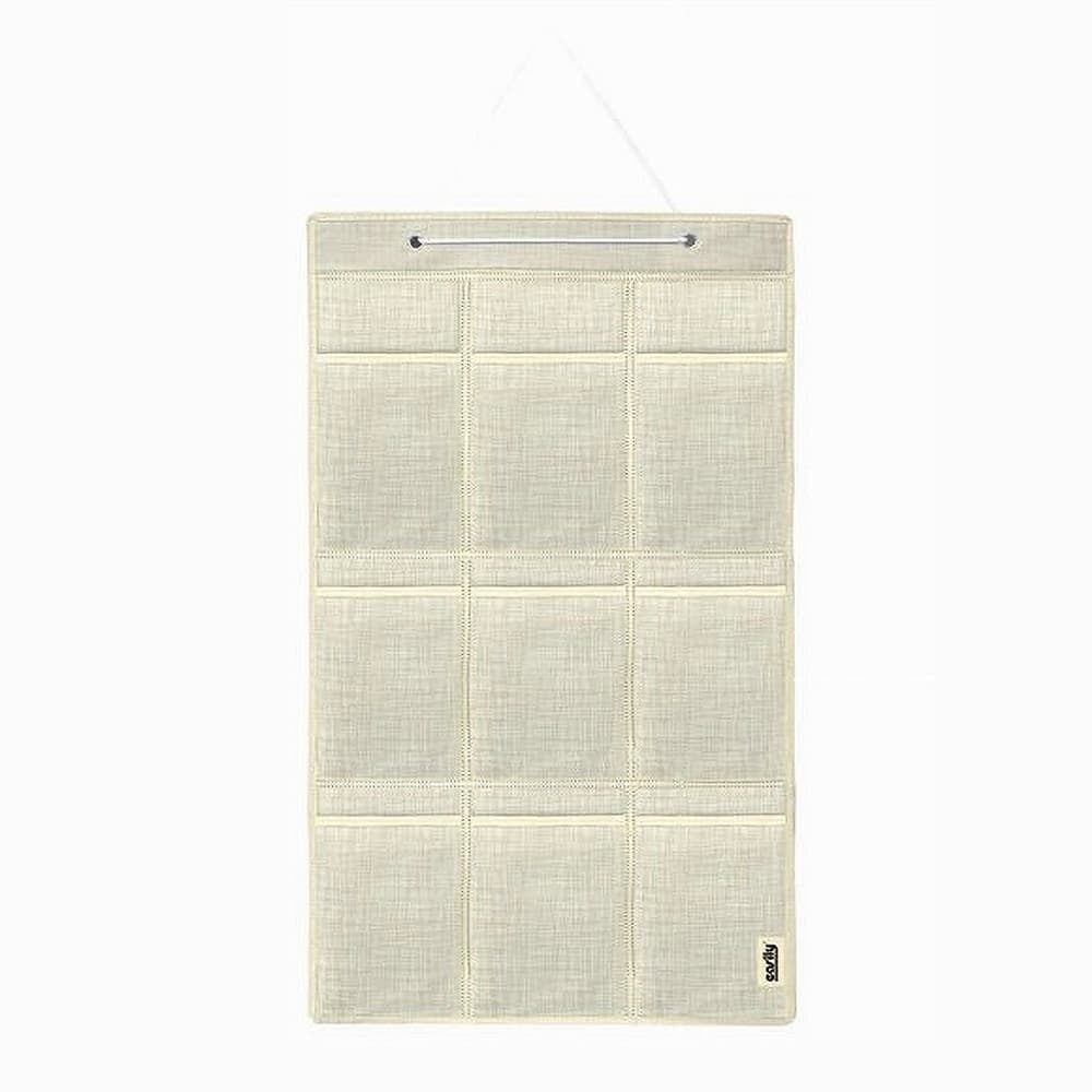 PORTAOGGETTI ORGANIZER A SOSPENSIONE 9 TASCHE TESSUTO BAGNO CAMERA 45X78CM 69715 - 4