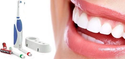 SPAZZOLINO PER DENTI ELETTRICO CON TESTINE INTERCAMBIABILI CORPO IMPERMEABILE - 4
