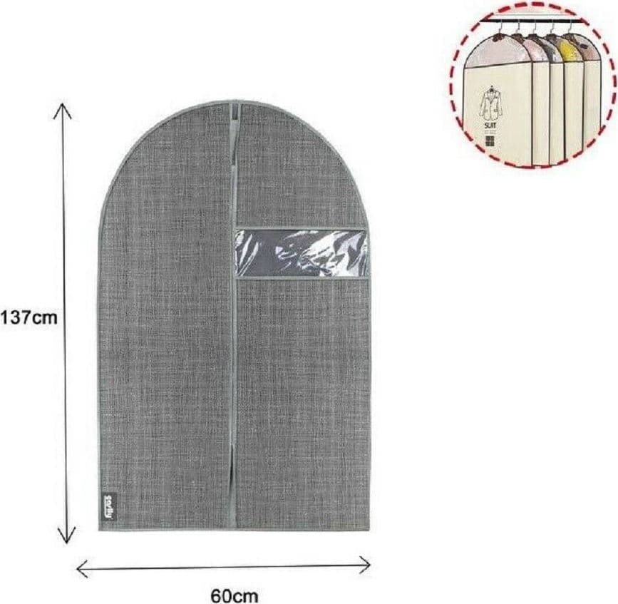 CUSTODIA TESSUTO COPRIABITO PORTA ABITO VESTITO GIACCA VIAGGI 60 X 137 CM 69708 - 2