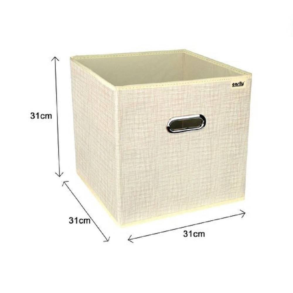 SCATOLA PORTA DOCUMENTI D'ARCHIVIAZIONE UFFICIO BOX PORTATUTTO 31X31X31CM 69688 - 4