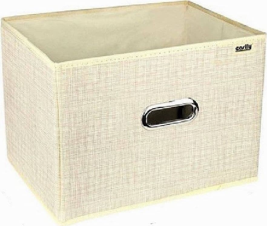SCATOLA PORTA DOCUMENTI DI ARCHIVIAZIONE UFFICIO BOX PORTATUTTO 33X23X23CM 69687 - 5