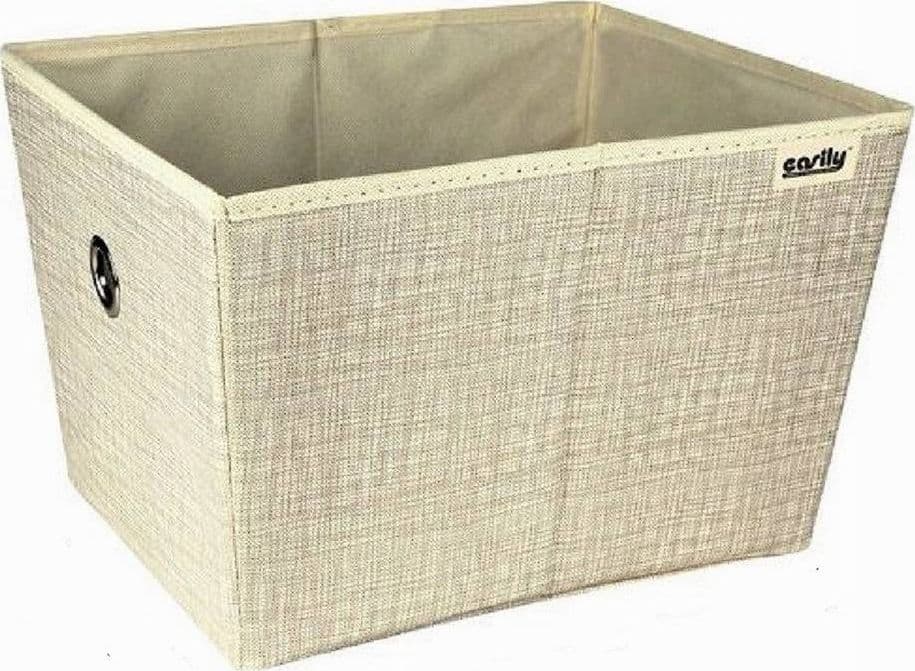 BOX SCATOLA SALVASPAZIO PORTATUTTO CONTENITORE ARMADI ORGANIZER 19X23X17CM 69724 - 4